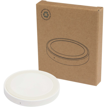 Logotrade promotional item image of: Freal 15W recycled plastic wireless charging pad